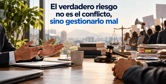El verdadero riesgo no es el conflicto, sino gestionarlo mal